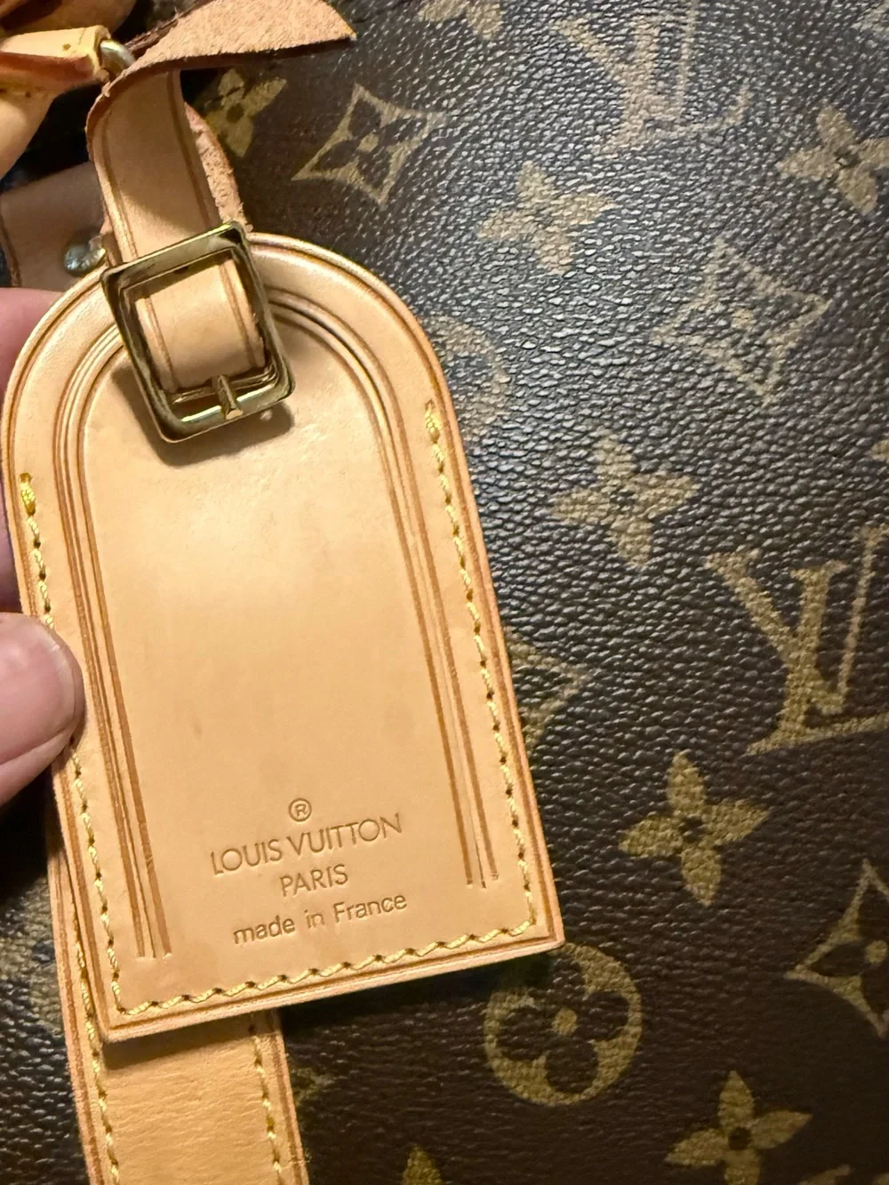 Louis Vuitton Classic Monogram Keepall 60 Travel Duffle Bag